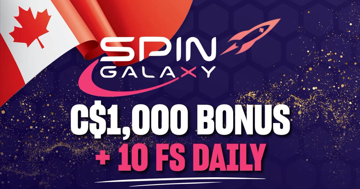 Spin Galaxy casino welcome bonus offer